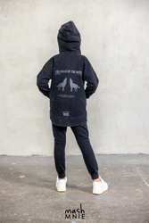 Sweatshirt mit Kapuze WILD WOLF Schwarz