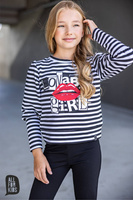 All For Kids Striped Blouse