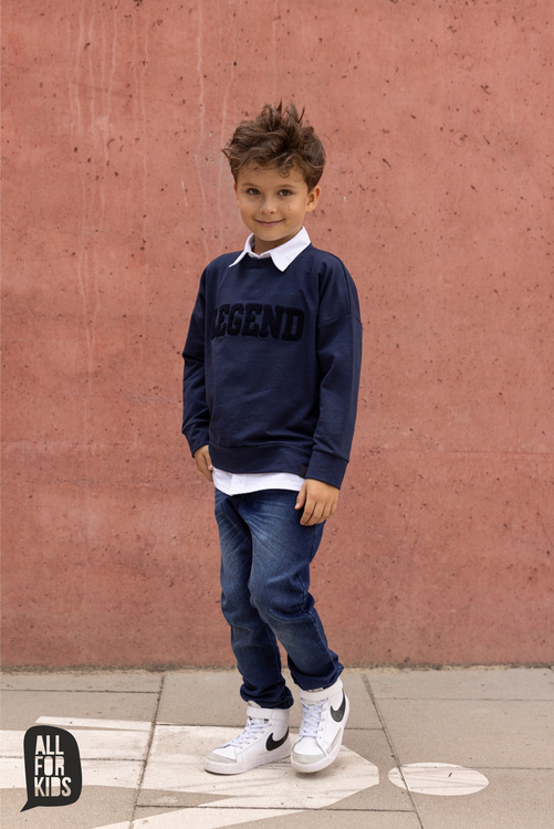 All For Kids Jeans-Hose Grau