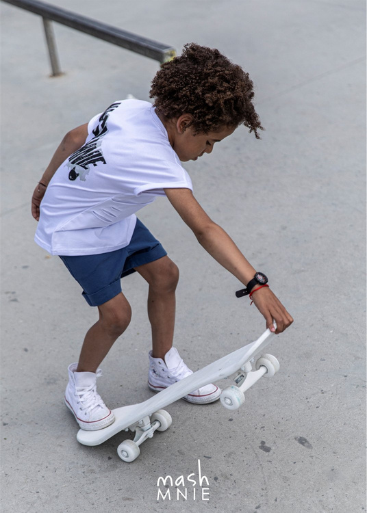 MashMnie Szorty Stylish Niebieskie