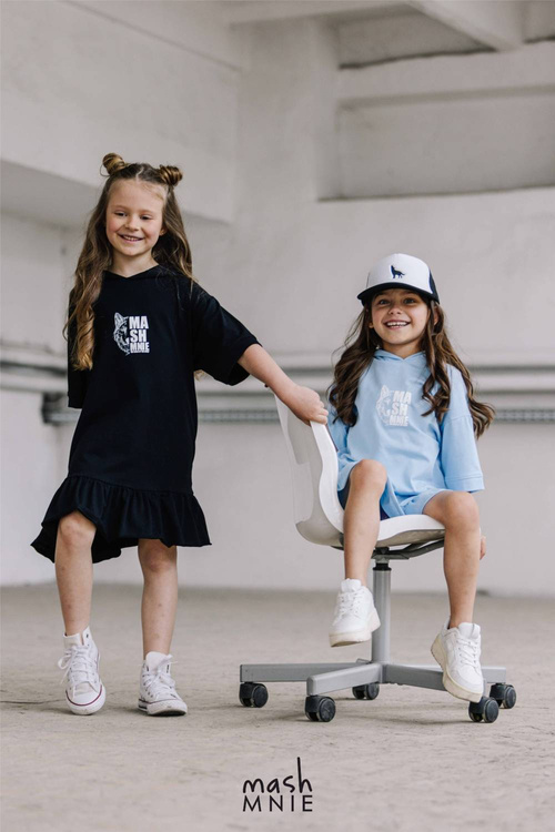 All For Kids Jeans Kleid Blau