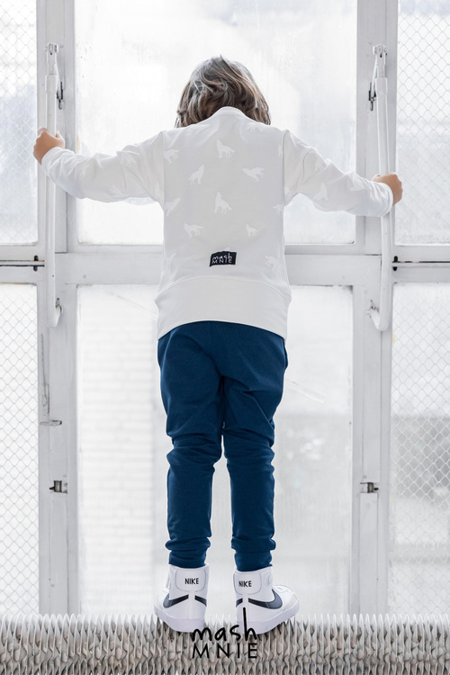 Cotton Team Wolf blouse