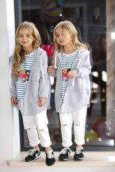 Qba Spodnie Jeans z Dziurami