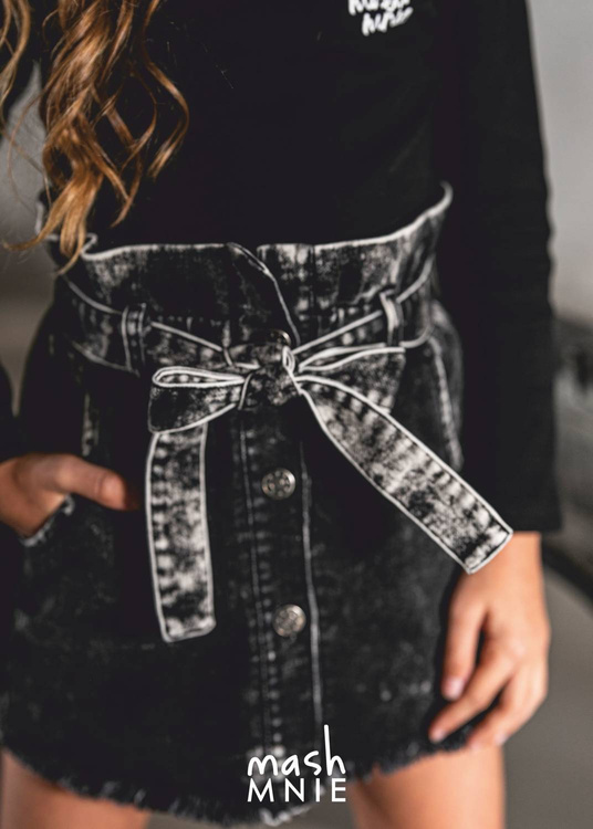 MashMnie Rock Jeans Acid Wash Grau
