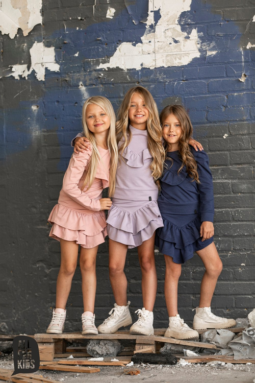 All For Kids Blouse Frills Violet
