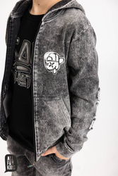 All For Kids Bluza Jeans Grey