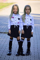 Das kleine T-Shirt-Kleidchen im Gitter