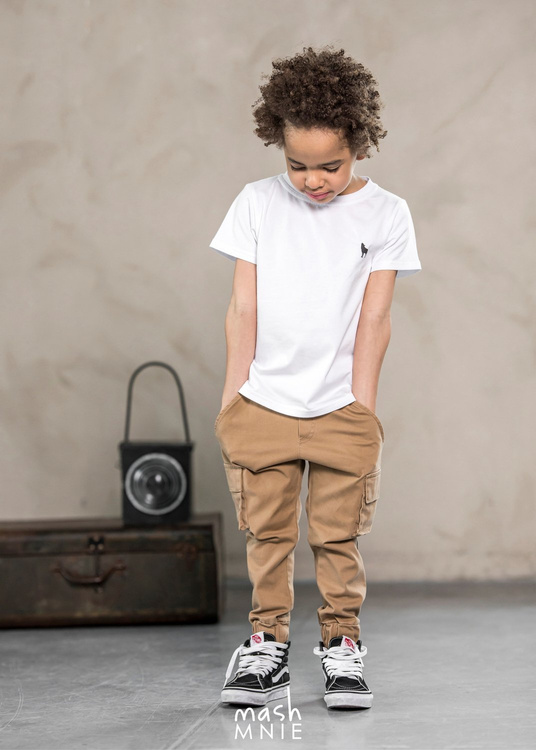 MashMnie Trainingsanzug Hose Beige