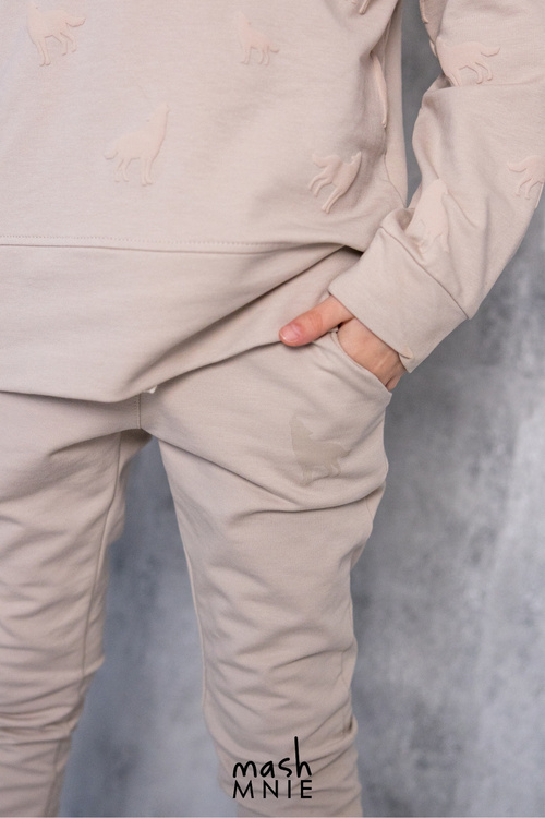 MashMnie Bluza Reglan Puff Beż