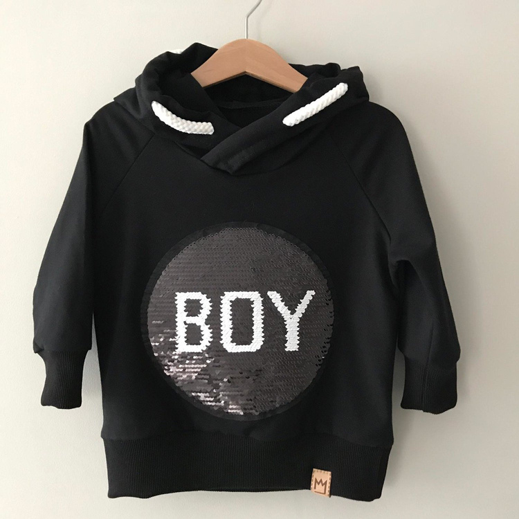 SWEATSHIRT BOY SEQUINS 3D