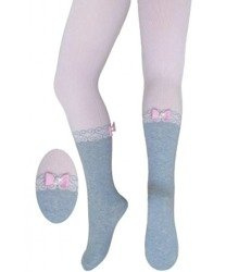 COTTON TIGHTS BOW