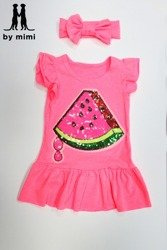 BM DRESS WATERMELON