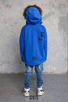 Sweatshirt mit Kapuze WILD WOLF Schwarz                                                 