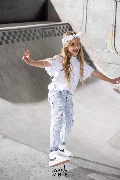 Jeans Trousers Boyfriend Grey