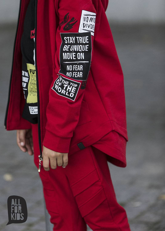 All For Kids Sweatshirt Rot