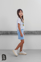 All For Kids Crop Top Motylki Biały