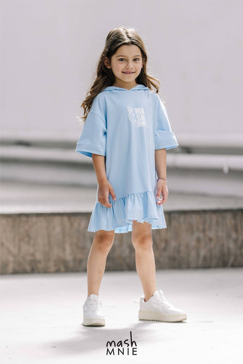 All For Kids Jeans Kleid Blau