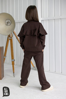 All Spodnie Szerokie/ Szwedy Brązowe