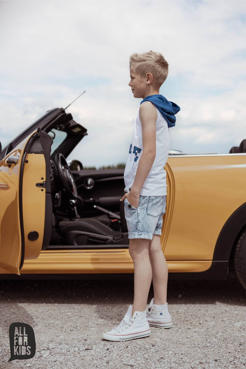 All For Kids Szorty Jeans Blue