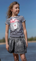 ALL FOR KIDS T-SHIRT FRILLS