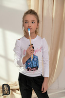 Bluse Mädchen Weiß