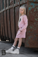 MashMnie Sweatshirt Crop Pink