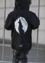 Hooded Sweatshirt WILD WOLF Black