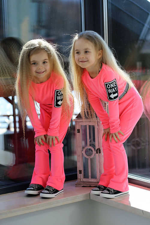 Qba Welurowy Crop Róż