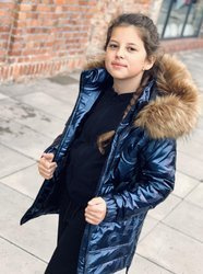 Kurtka Zimowa Matrix Granatowy Metalic