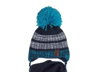 Czapka Ocieplana Granat