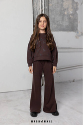 MashMnie Bluza Wolfs Brązowa