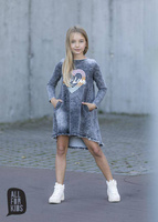 All For Kids Jeans Dress Graphite