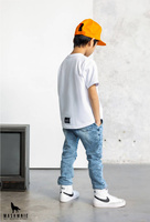 MashMnie Pants Acid Wash Blue 