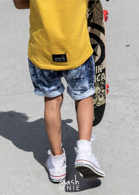 Shorts mit Tasche Blau