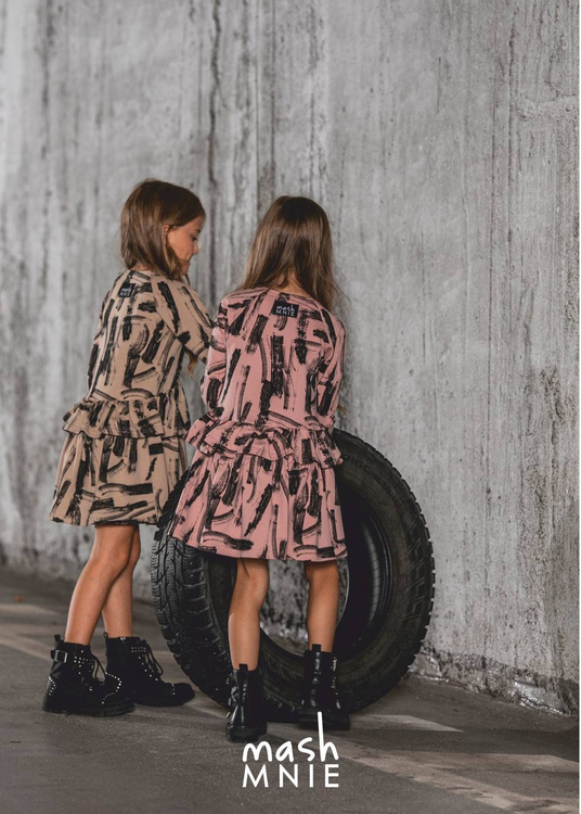 MashMnie Kleid Pinsel Rosa