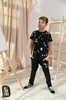 All For Kids Jeans Knit Black