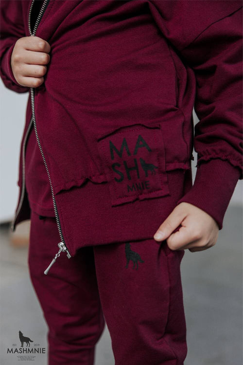Sweatshirt mit Kapuze WILD WOLF Schwarz                                                 