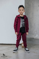 Sweatshirt mit Kapuze WILD WOLF Schwarz                                                 