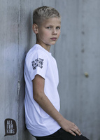 All For Kids Bedrucktes T-shirt Weiß