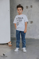 MashMnie Spodnie Boyfriendy Niebieskie