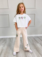 Kiz tracksuit BLANKA white (top + pants)