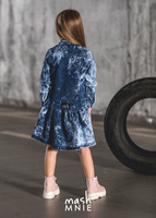 MashMnie Kleid Acid Wash Blau