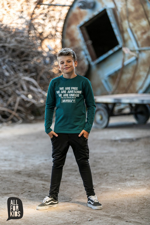 All For Kids Bluse Lang Grün