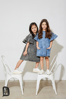 All For Kids Sukienka Jeansowa Szara