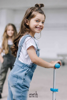 MashMnie Spodnie Ogrodniczki Blue