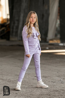 All For Kids Bluza Falbanki Fiolet