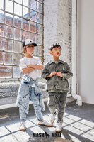 MashMnie Kurtka Jeansowa Szara