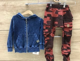 CARGO  PANTS  CAMOUFLAGE RED