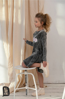 Kleid Jeans Grau