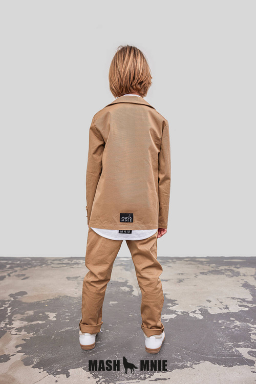 MashMnie Tracksuit Pants Beige